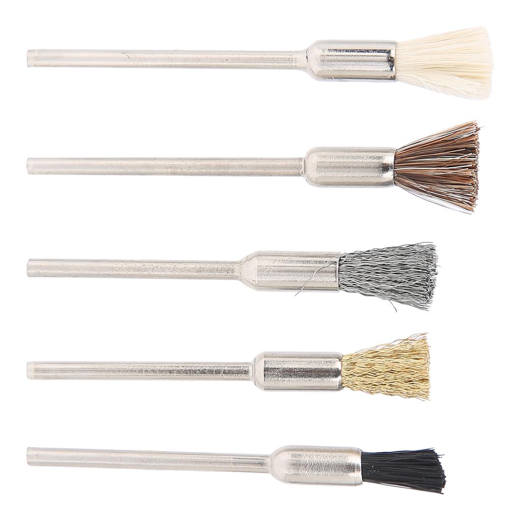 5pcs Nail Drill Bit Cleaning Brush Nail Dust Removal Brush Manicure Tool Accessory