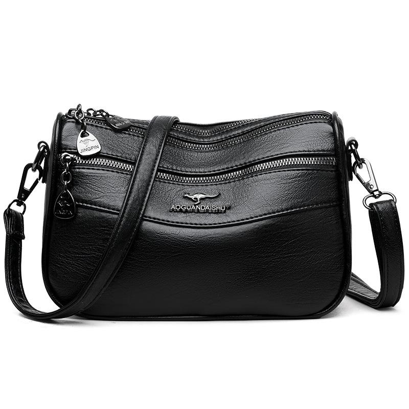 Damentasche Vier Jahreszeiten Damentasche Große Kapazität Gute Qualität Eine Schulter Schräge Umhängetasche Weiche Textur Tasche