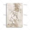 Placca Metallica Artigianale Clinica Dentista Cartello in Latta Anatomia Piatto Decorativo Medico Ospedale Chirurgia Dente Organo Ossa Nervo Cervello