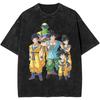 Goku Dragon Ball Z Anime Printed Tshirt Mens and Womens Washed Tshirt High Quality Vintage Cotton Tshirt Harajuku Tops