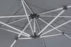 Garden Parasol 400X400Cm Bolzano Ibis Aluminum Gray