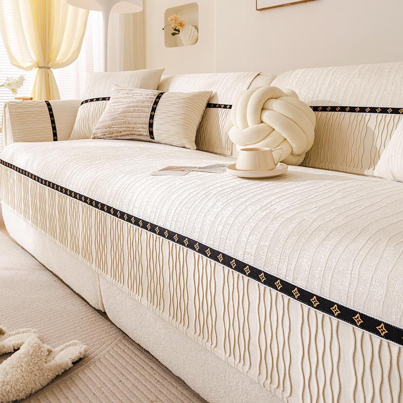 Chenier Sofa Cushion Universal In All Seasons 2025 New Sofa Seat Cushion Fixed Non-slip Advanced Sense Cover Cover Cloth