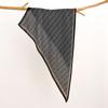 Retro Cotton and Linen Feel Triangular Silk Scarf Women's Four-season Versatile Neck Protection Scarf Headscarf Commuting Accessories Scarf