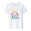 Casual Cartoon Minnie Summer Blouses T-shirt White 2000s Tees Tshirt Mickey Mouse Tops Oversized Clothes Unisex