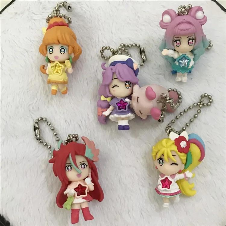Bandai Capsule Toys Pretty Cure Tropical-Rouge Summer Angel Flamingo Cure Peace Blossom Happy Peach Figure Pendant No Box
