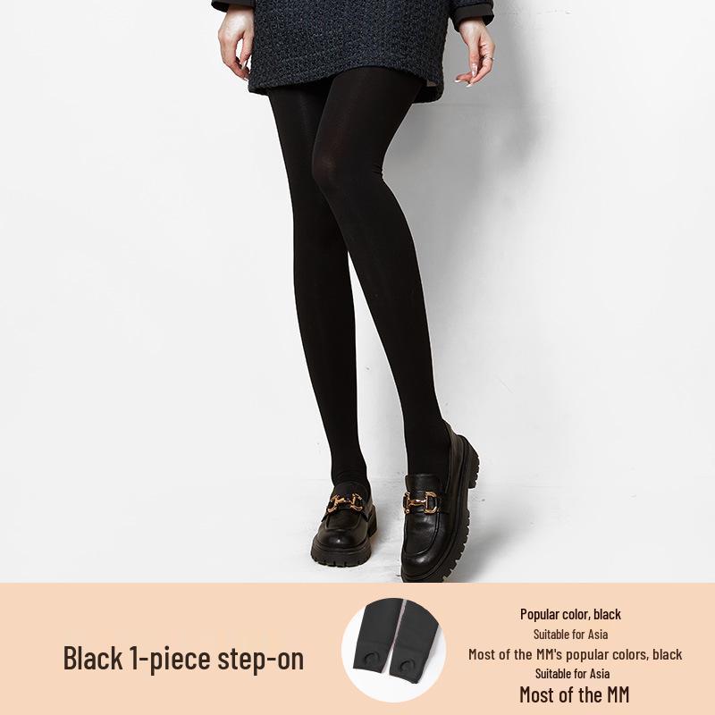 Women's Nude Pantyhose Plus Velvet Thick & Thin Leggings for Autumn/Winter