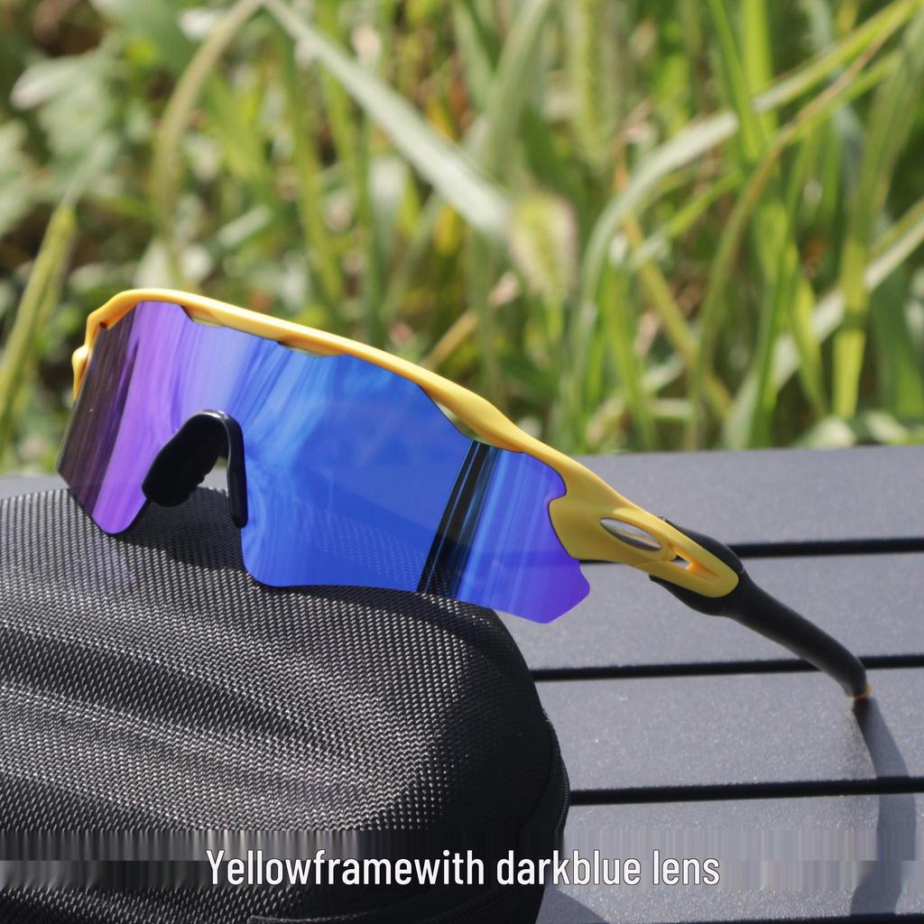 Cross-Border E-commerce TR90 Colorful Cycling Sunglasses for Outdoor Sports, Prescription-Compatible.