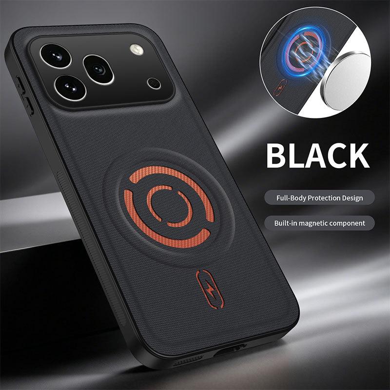 Honor 600Pro International Gewebte Textur Magnetischer Ring Anti-Drop Linsenhülle