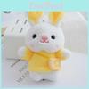 Keychain Rabbit Cute Cartoon Plush Key Ring Girls Backpack Decoration Pendant
