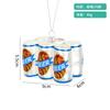 Christmas Decorative Creative Hand-Painted Glass Pendant Fun Cake/Drinks/Food Shaped Xmas Tree Hanging Ornaments New Year Gifts