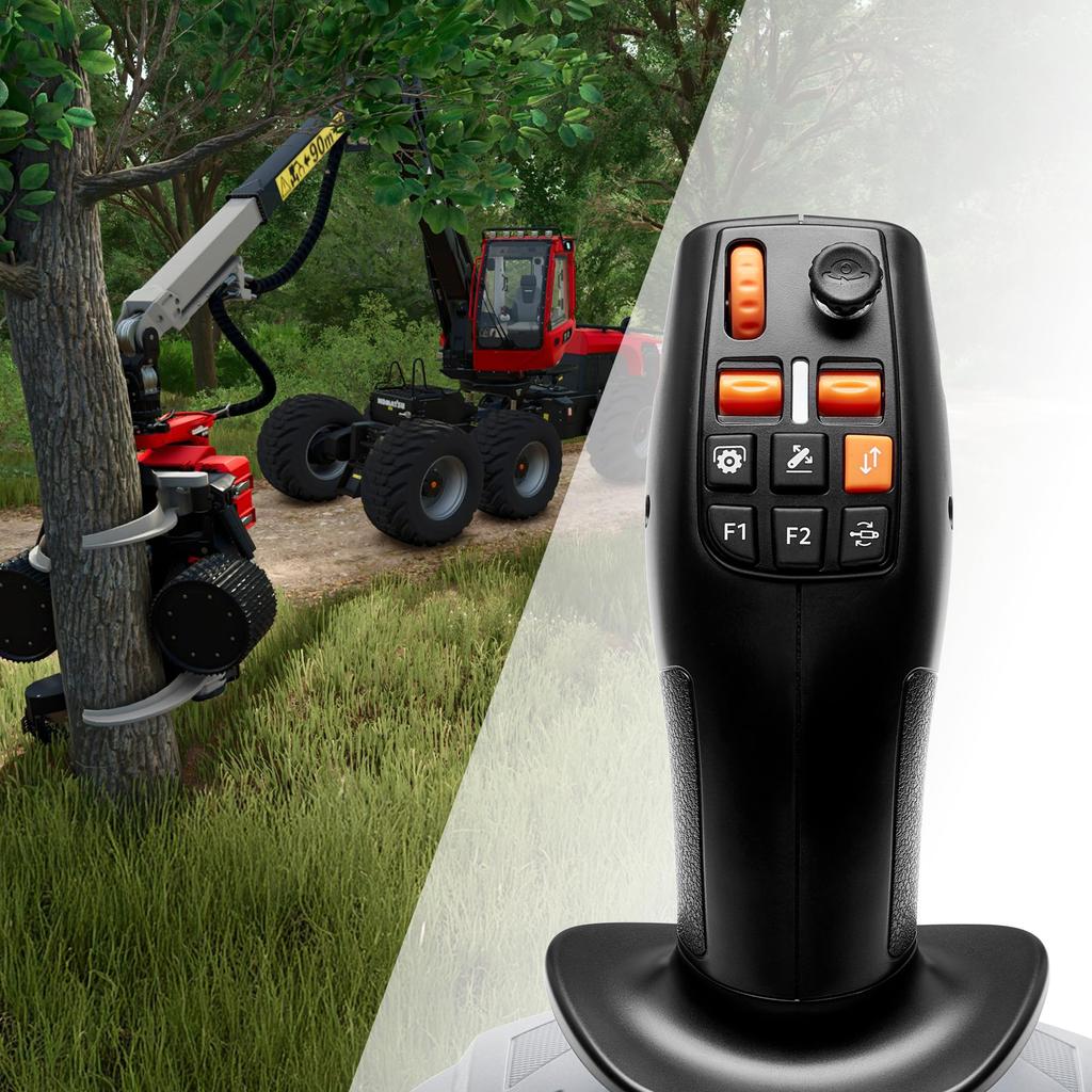 Thrustmaster SimTask FarmStick Farming Simulator 2025 T248 T128 Joystick with PS5 and (Compatible PC)