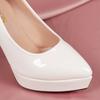 Spring New Commuter Pointed Toe Nude Color Sexy Stiletto Heel Women's High Heels