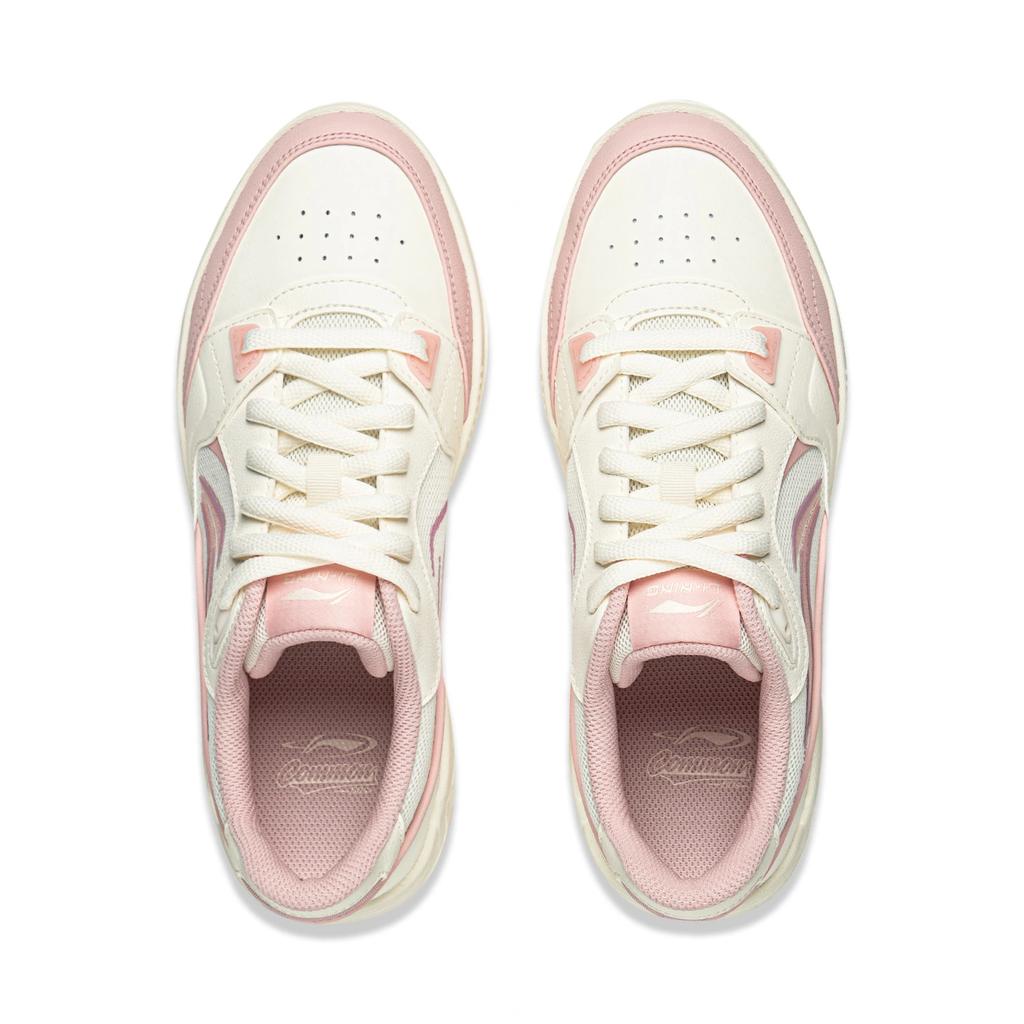 Women's Sneakers Li-Ning Sports Life Collection Skate Shoes Women's Low-top Mother Of Pearl White/Frosting