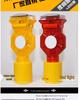 Dual-Sided LED Solar Traffic Safety Cone Flashing Light