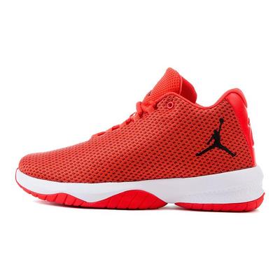B. FLY Slip Resistant Cushioning Abrasion Resistant Mid Top Children's Basketball Shoes Red White Teenagers 881446-803