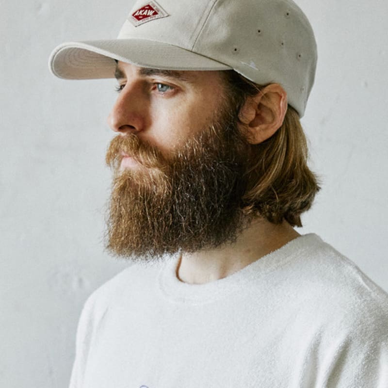 

AKAW Overfit Classic Camp Cap (Ivory) ivory