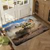 War Thunder Floor Mat Soft Thickened Absorbent Non-Slip Bedroom Living Room Door Mat Home Decor Flannel Rugs