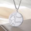 Lemegeton BasketBall Necklace For Boy Men's Hip Hop Sports Necklace Stainless Steel Gold Plated Vintage Baseball Sports Chain