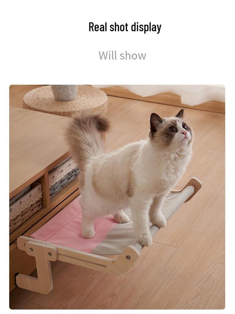Punch-Free Cat Window Hammock: Four Seasons Hanging Bed for Windows and Bedsides