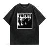 Vintage Grunge Screaming Trees Zespół Rockowy Czarno-Biały Nadruk Casualowa Koszulka vintage Prana graficzna Rozciągliwy
