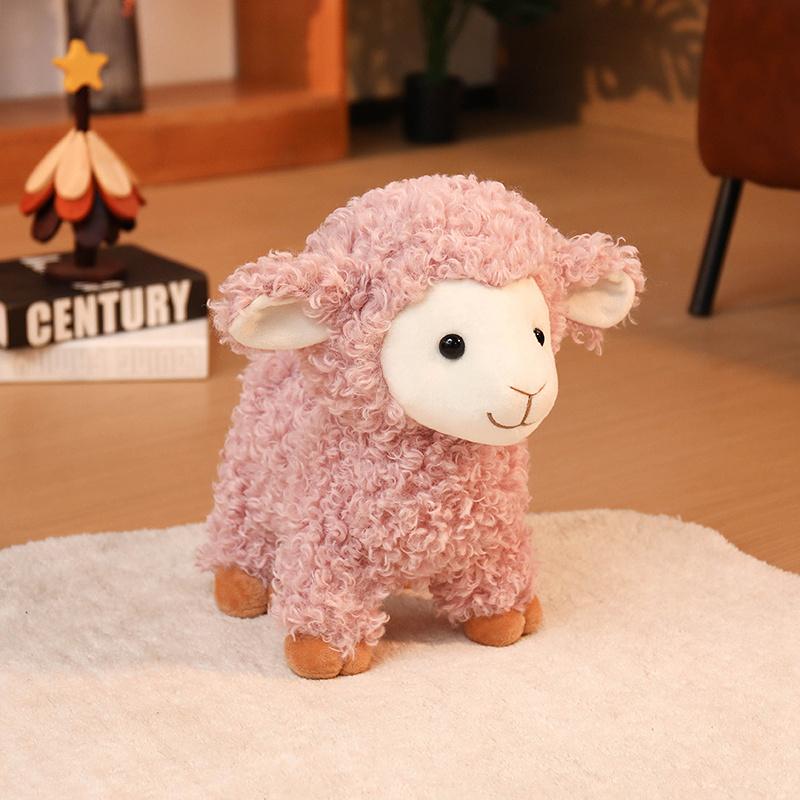 Little Sheep Dolly Plush Doll 20/30cm Standing Posture Sheep Plush Toy 25/35cm Lying Posture Lamb Doll Soft Stuffed Child Gift