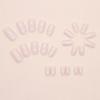 Simple and gentle whitening light powder long European square manicure patch nail piece fake nail piece 24 pieces