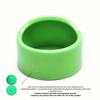 1pc Durable Small Pet Feeding Bowl, Plastic Food and Water Dish for Hamsters, Birds, Parrots - Easy to Clean, Plane-Proof Design
