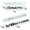 FBK3   2025 Hot New 3D ABS Car Rear Trunk Letter Emblem Badge Decals Sticker For Mercedes Benz GLC X253 GLC260 GLC300e GLC350d GLC200 4