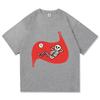 Vintage Lavé Délicieux dans le Donjon Donjon Meshi Laios Touden Falin Anime Imprimé T-shirt en Coton Hommes Femmes Tee Été Décontracté Mode Vêtements Hauts