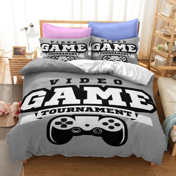 Spielekonsolen-Griff Zwei Serien Bettwäsche Dreiteiliges Eaby Heimtextil-Set