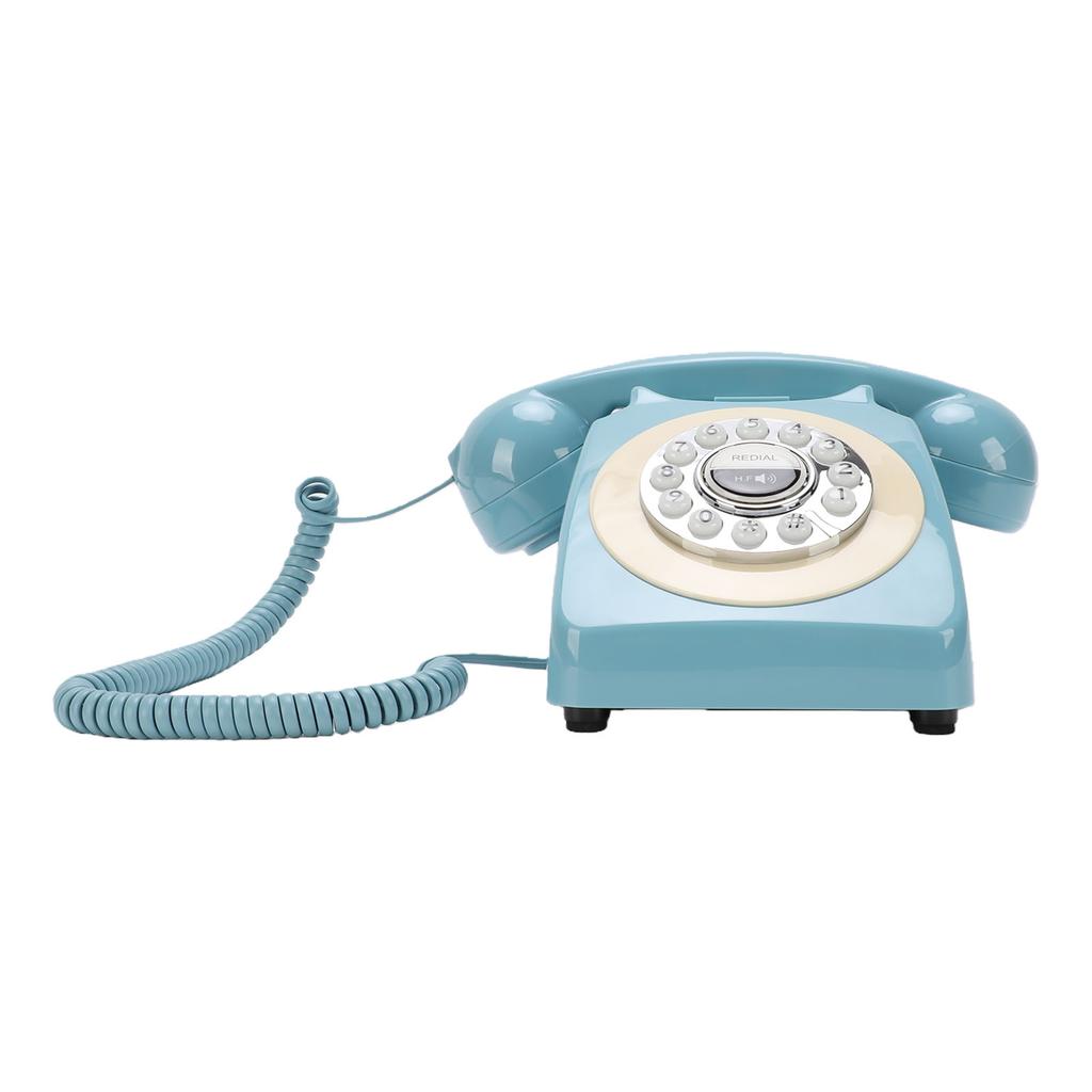 Bluetooth Retro-Telefon mit Hörer Kabelloses Festnetztelefon für Zuhause Unterstützung für Freisprechanrufe und Musikwiedergabe USB