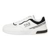 Emporio Armani Fabric PU Logo Print Thick Sole Lace-Up Low-Top Casual Shoes Unisex Sneakers White X8X173XK374U026