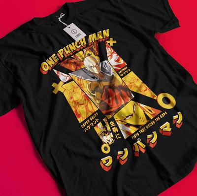 One Punch Man T-Shirt Saitama Shirt Garou T-Shirt Fubuki Genos Anime Manga OK T-Shirt BB524