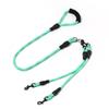 Wave Pattern Anti-Tangle Detachable Double Dog Leash