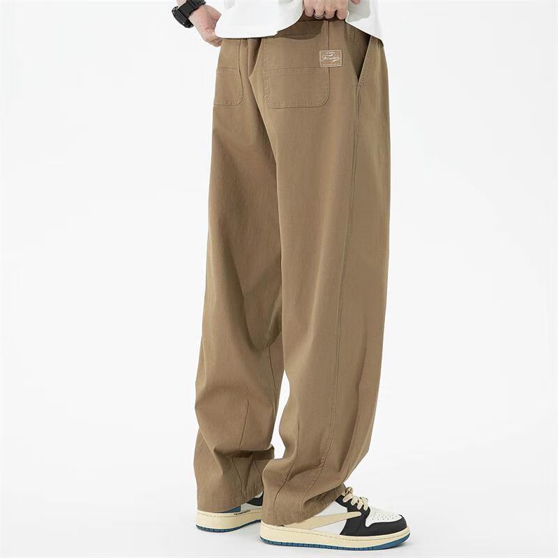 Mark Fairwhale Men's Straight-Leg Solid Casual Pants