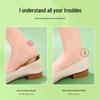 Silicone Anti-Slip Transparent Heel Pads: Comfortable, Non-Adhesive, and Shoe-Safe Half Insoles.