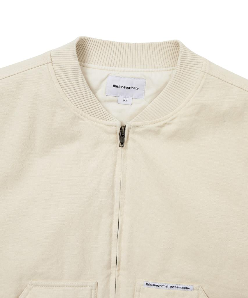 Thisisneverthat Washed Duck Vest Ivory