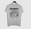 Descendents Punkband T-Shirt, Baumwolle weißes Hemd, Unisex Klassiker