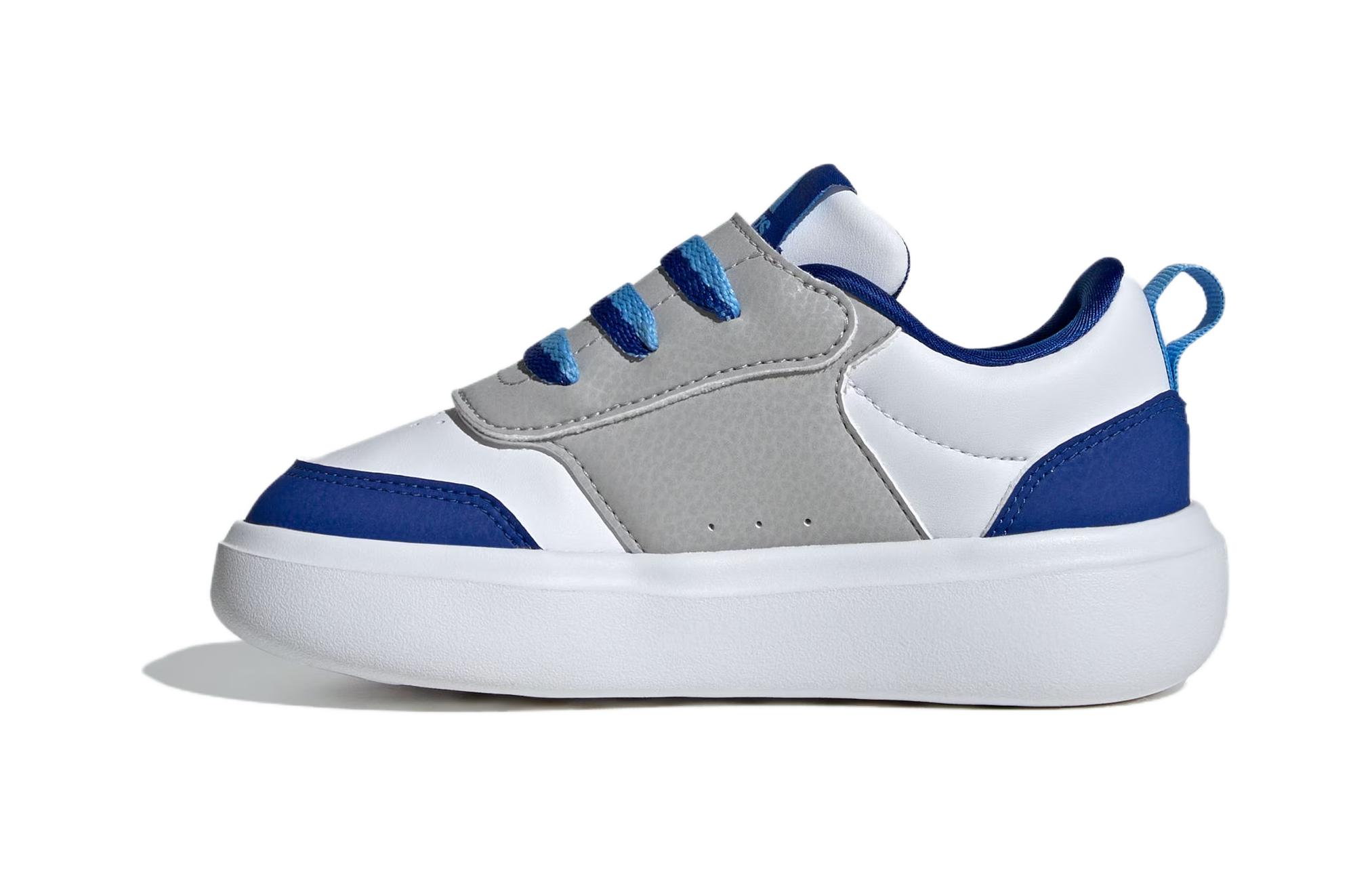 

Adidas Park St Cushioning Abrasion Resistant Rebound Low top Kids Lifestyle Shoes Gray Blue Children Aged 3 7 Years Old ID7916 28.5