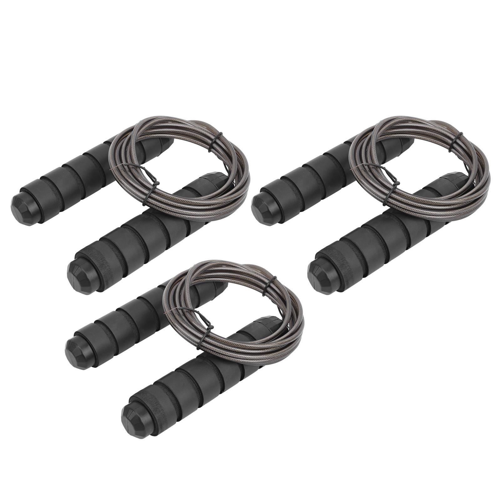 3pcs Bring Steel Wire Skipping Cord Adult Fitness Gym Lose Weight Sports Rope