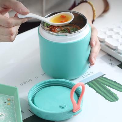 430ML Insulated Food Thermal Jar Soup Cup Thermos Container Vacuum Stainless Steel Lunch Box Thermo Keep Hot Mini Vacuum Flask