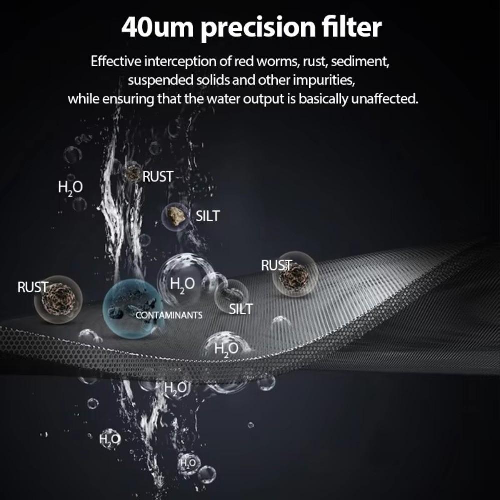 316 Stainless Prefilter Purifier Output Faucet Filter Durable Shower Filter  Bathroom Fittings