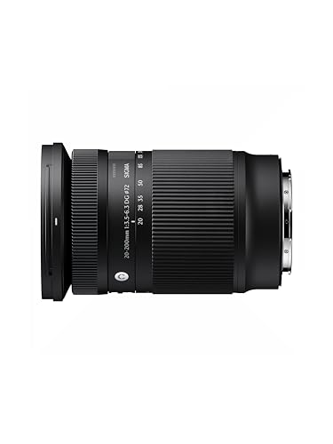 Sigma 20-200mm F3.5-6.3 DG Contemporary Lens Sony E Mount High Magnification Zoom Standard Full-Frame Mirrorless