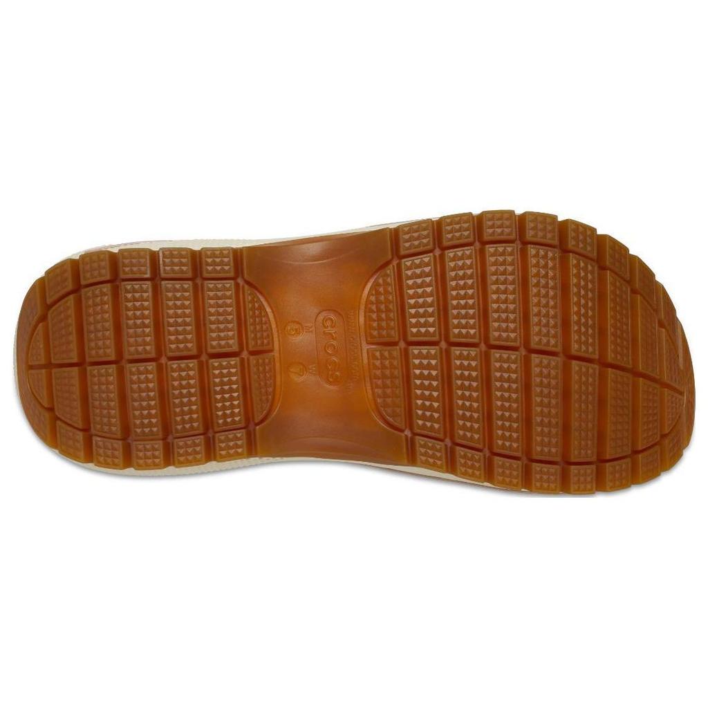 Crocs Mega Crush Lightweight Durable Beach Sandals Unisex Sandals Brown 208966-1LQ