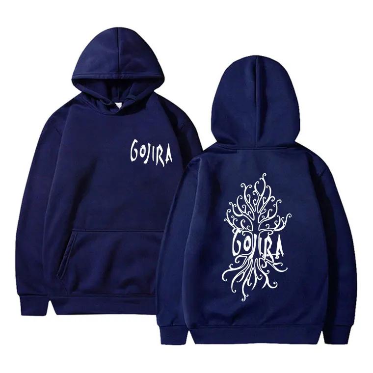 French Metal Band Gojira The Link Alive Music Album Cover Double Sided Print Hoodie Men Women Pullover Hoodies