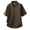 Summer 2026 Men's Ice Silk Quick-Dry Short-Sleeve Lapel Polo Shirt