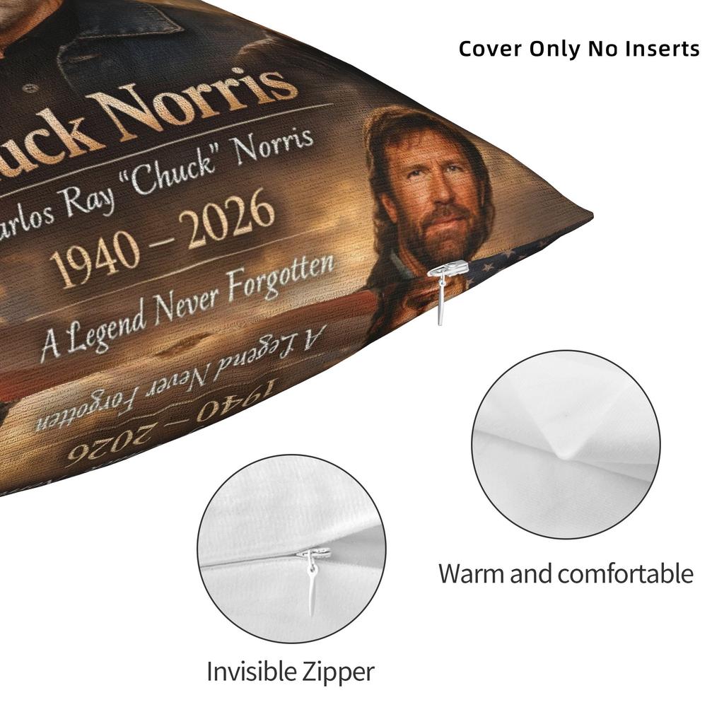 Federa Cuscino Chuck Norris Federa Cuscino Divertente Per Divano Camera da Letto Decorazione Casa Federe