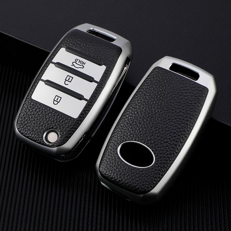 New TPU Leahter Car Flip Key Case Protective Cover Shell Holder for KIA Sid Rio Soul Sportage Ceed Sorento Cerato K2 K3 K4 K5