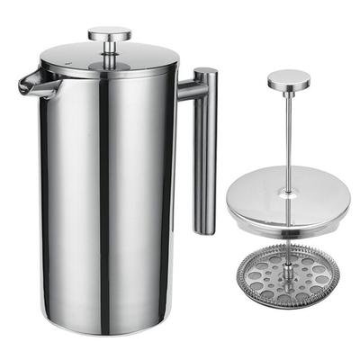800ml Stainless Steel Double Walled Insulated Coffee Maker Pot Home Cafe Office Espresso Pots French Press Coffee Maker Tools