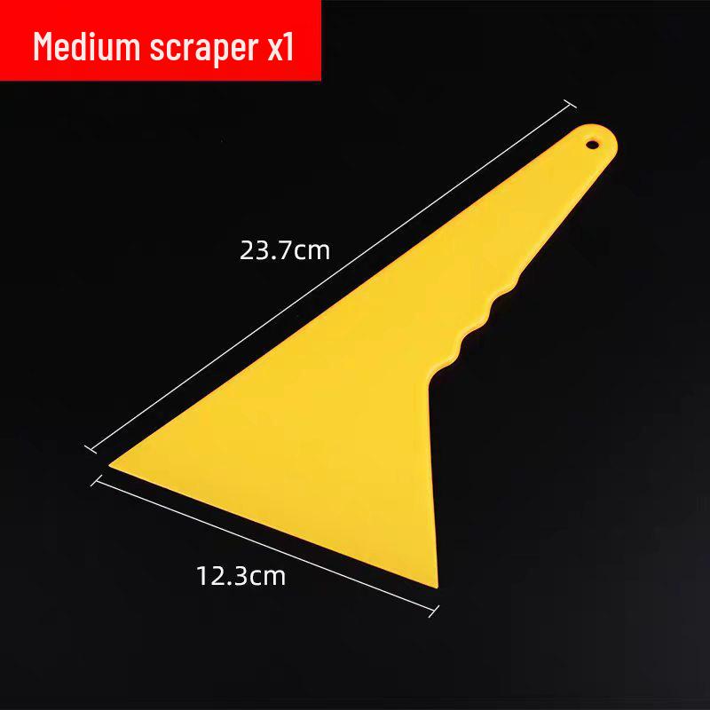 High-Temperature Resistant Multi-Functional Triangular Squeegee for Car Film, Glass, Wallpaper, and Putty Applications